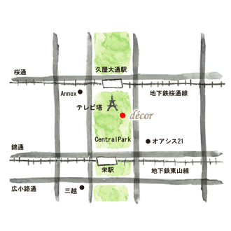 サンデーママデコール:地図