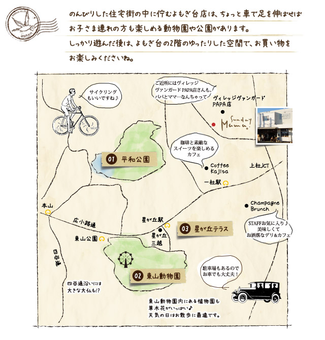 よもぎ台店周辺のおすすめスポット